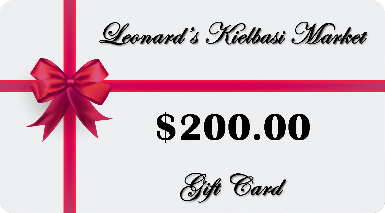 Leonard's Kielbasi Market Gift Cards (multiple denonimations available)