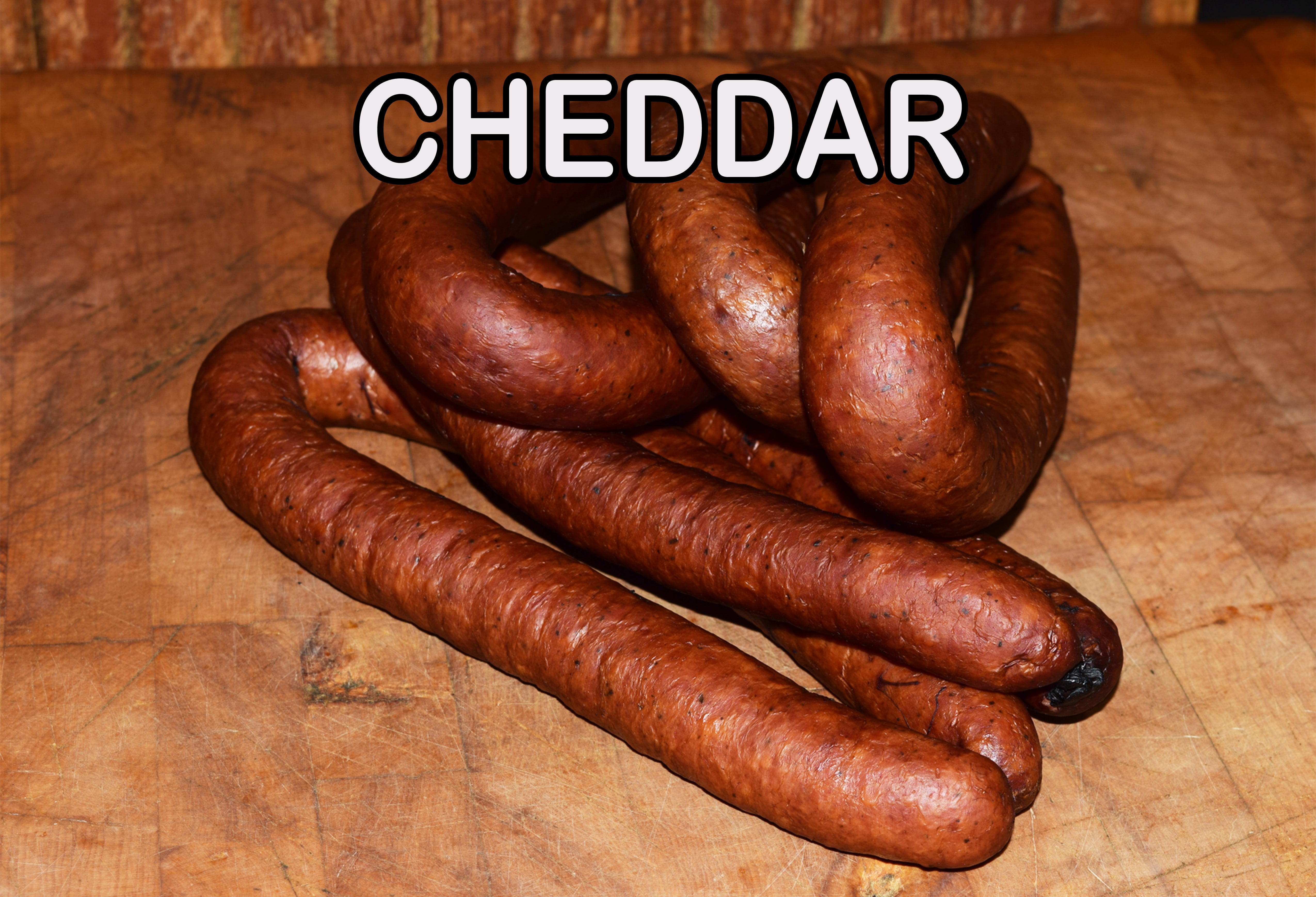Kielbasi Ring, Smoked (Cheddar) - Vacuum Packed
