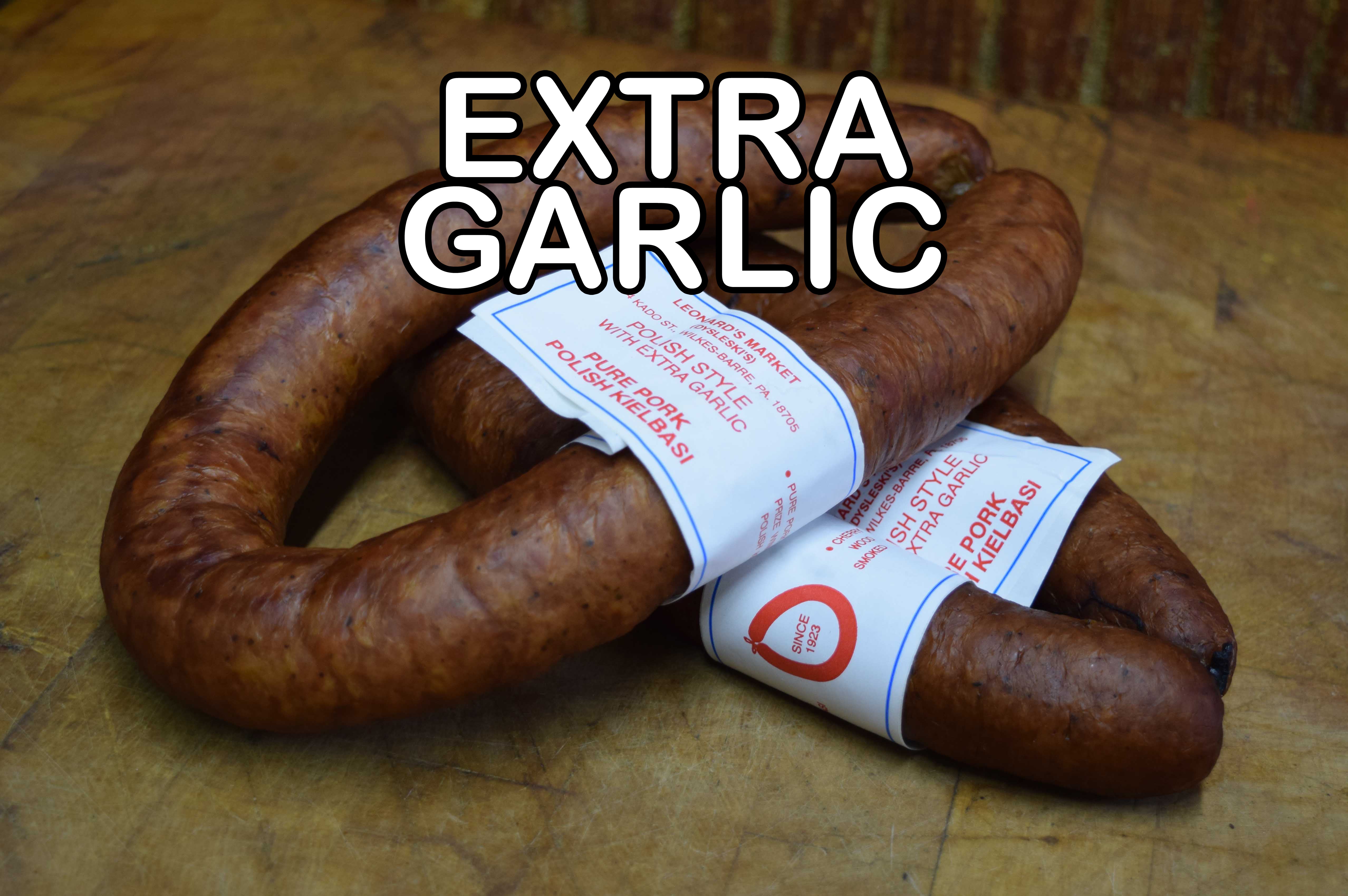 Kielbasi Ring, Smoked (Xtra Garlic) - Vacuum Packed