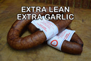Kielbasi Ring, Smoked Double X (Xtra Lean & Xtra Garlic) - Vacuum Packed