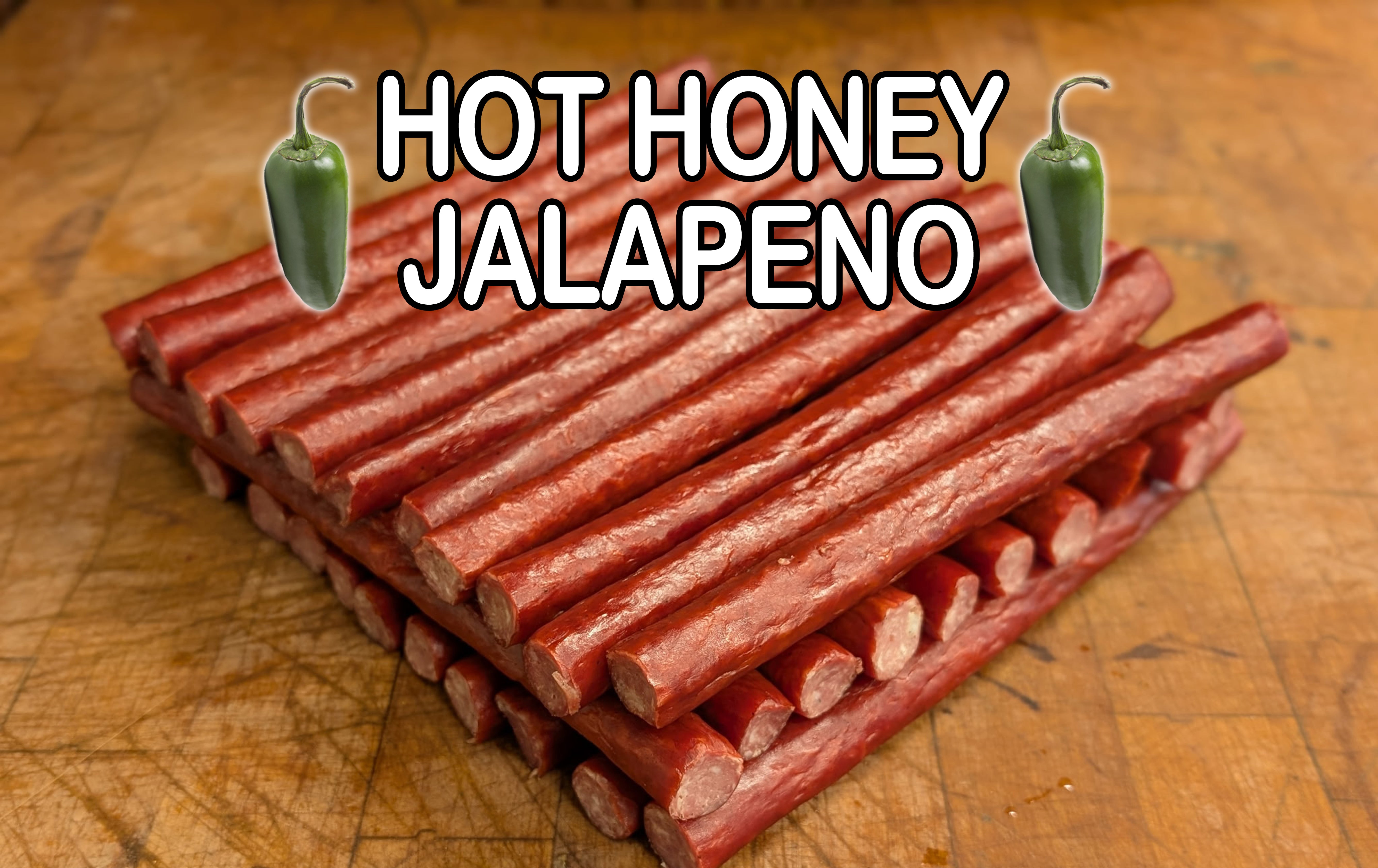 Smoked Specialty Sticks (Hot Honey Jalapeño) - 10 pack - Vacuum Packed