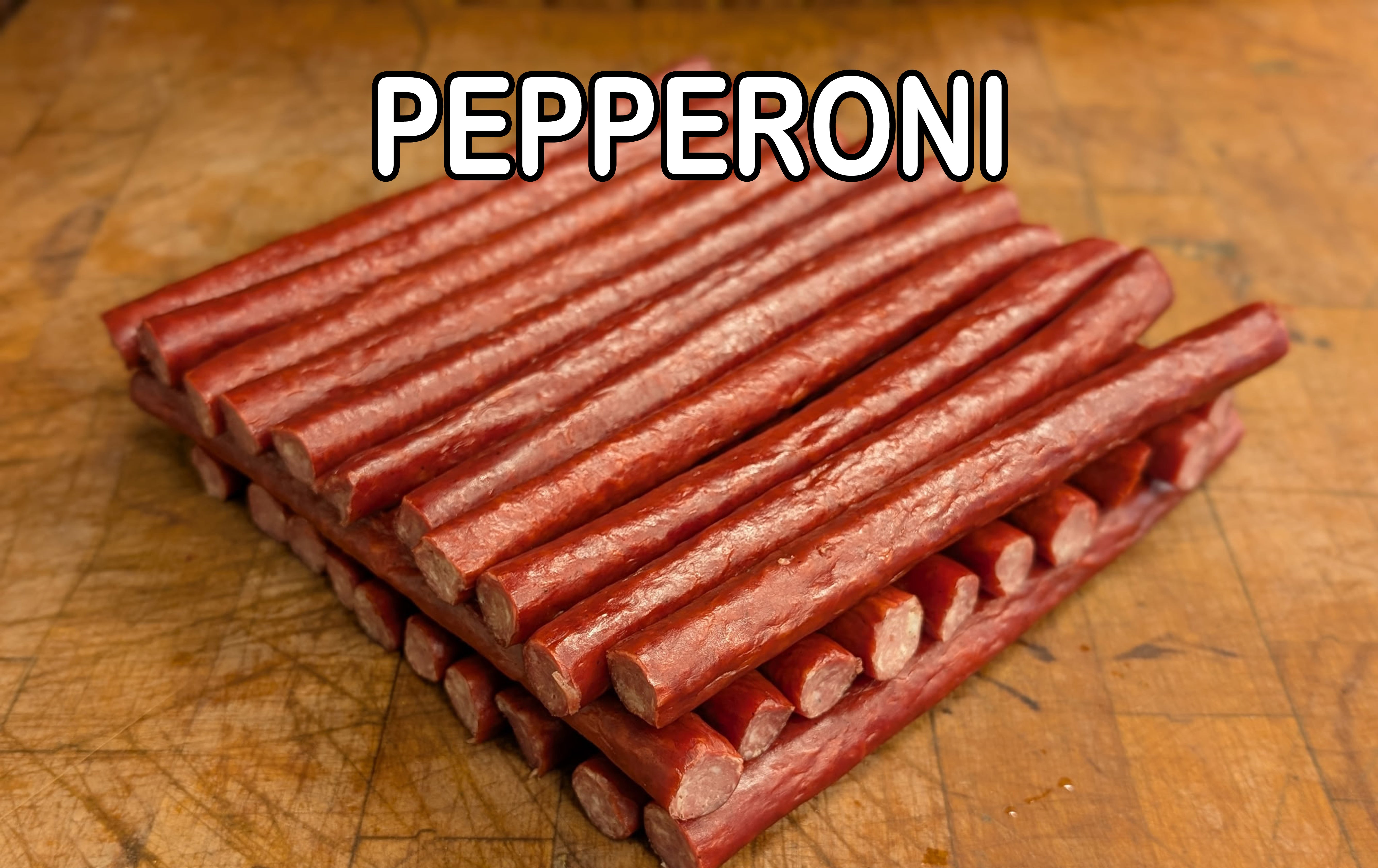 Smoked Specialty Sticks (Pepperoni) - 10 pack - Vacuum Packed