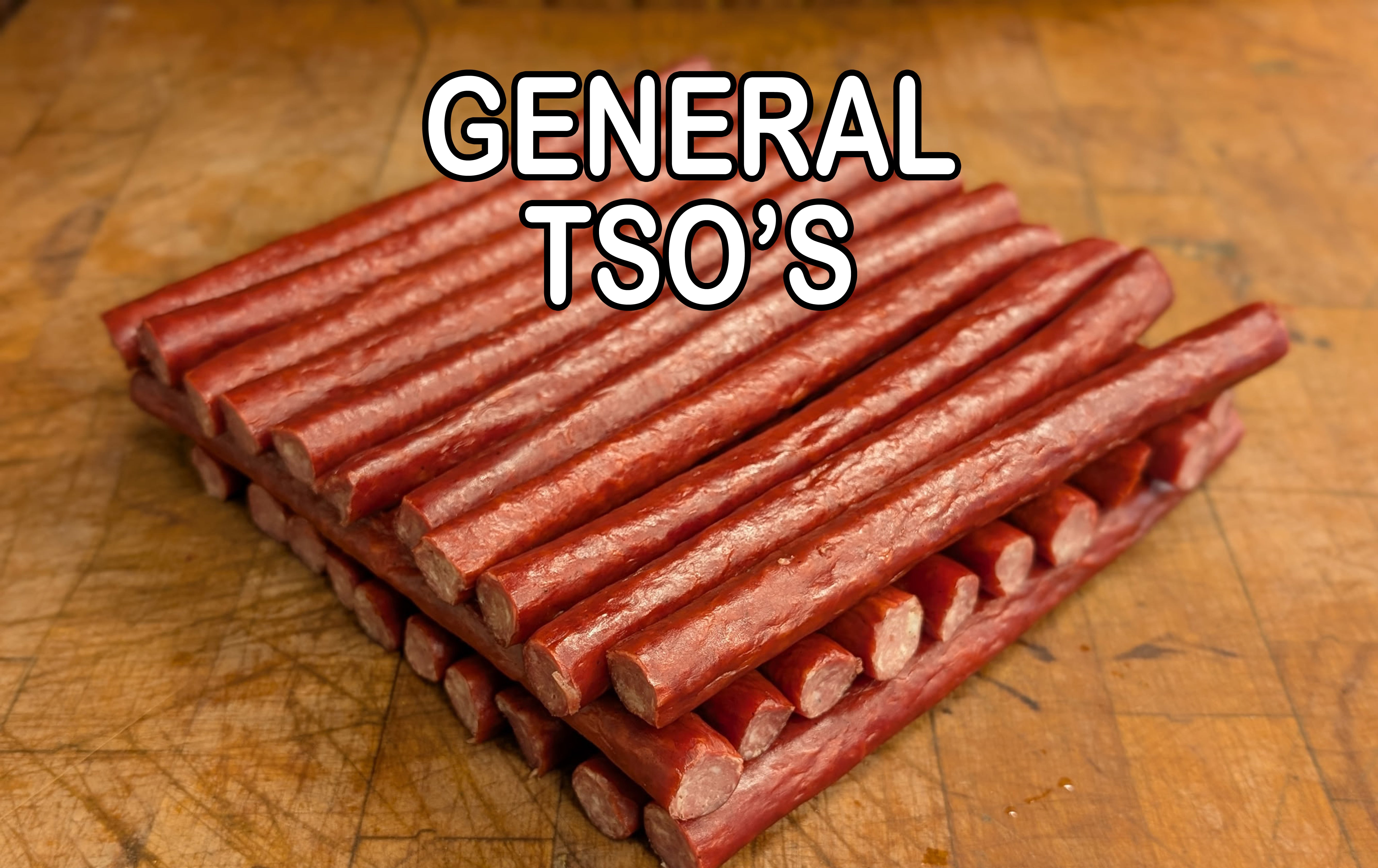Smoked Specialty Sticks (General Tso's) - 10 pack - Vacuum Packed