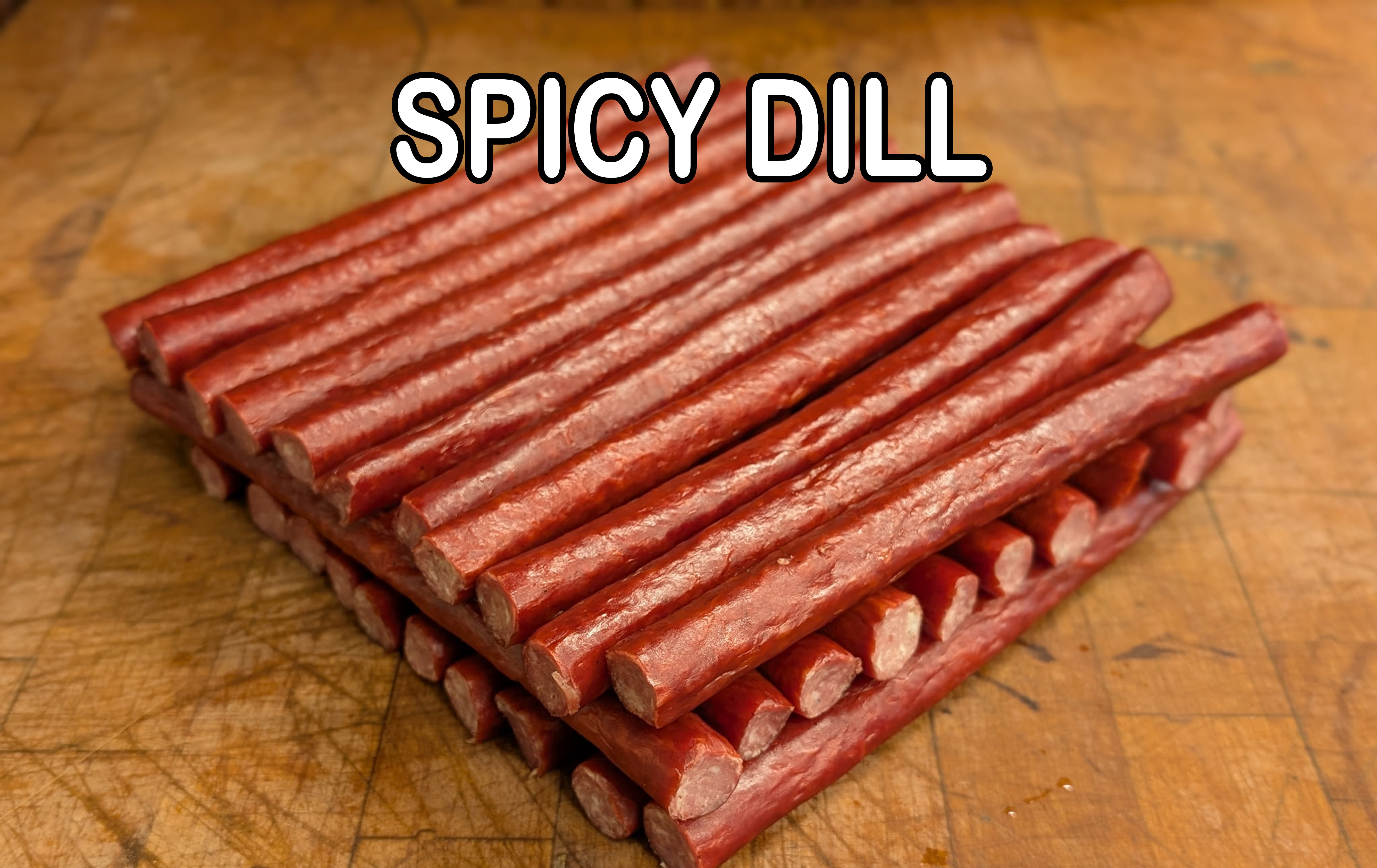 Smoked Specialty Sticks (Spicy Dill) - 10 pack - Vacuum Packed