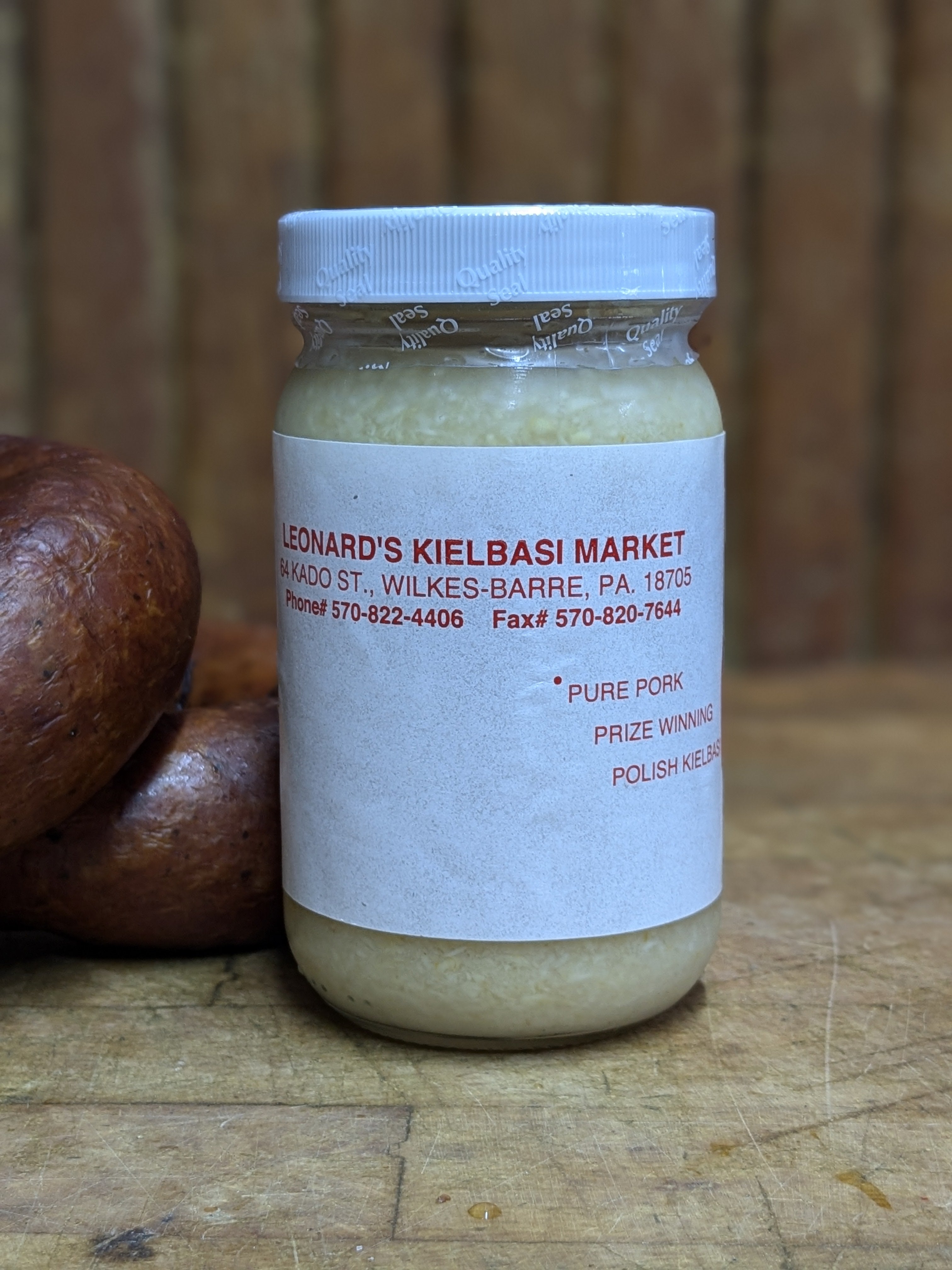 Horseradish, White (8 oz. jar) - Online Store
