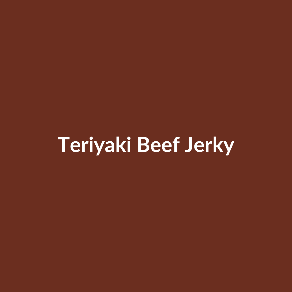 Leonard's Teriyaki Beef Jerky - placeholder image